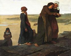 evariste vital luminais The Widow or Teh Fisherman's Family china oil painting image